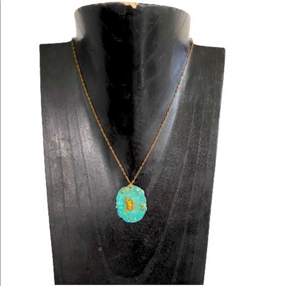 We Dream in Colour Jewelry - We Dream in Colour Verdigris Brass Necklace